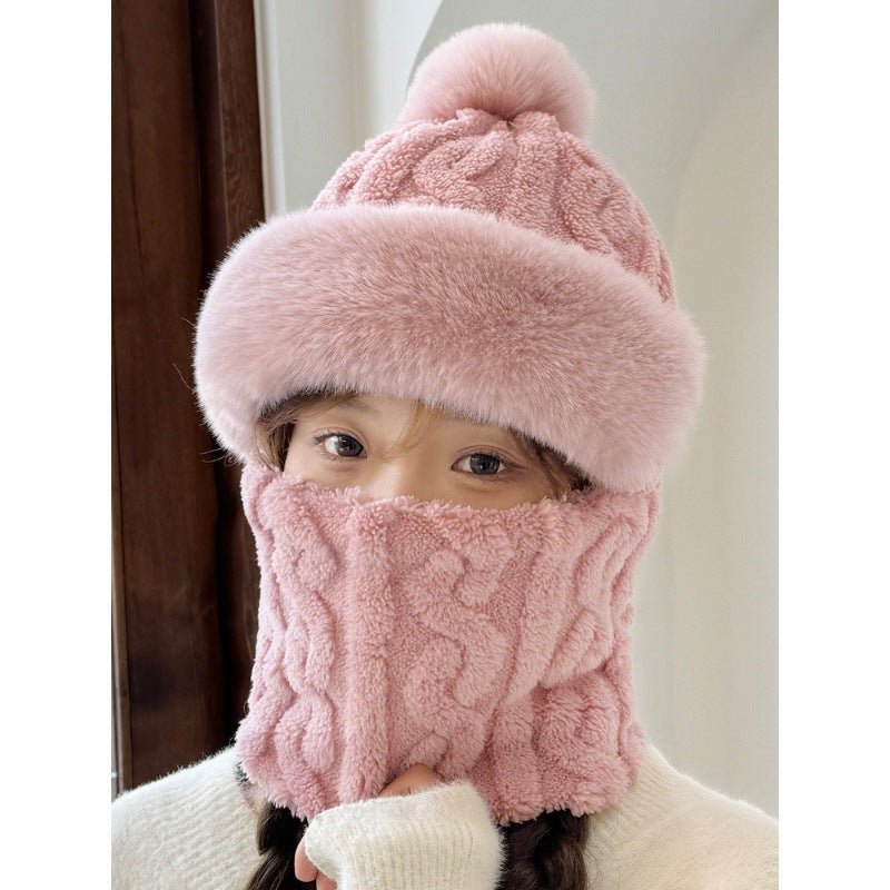 Windproof Winter Hat with Scarf and Mask for Women - Journey Must Haves