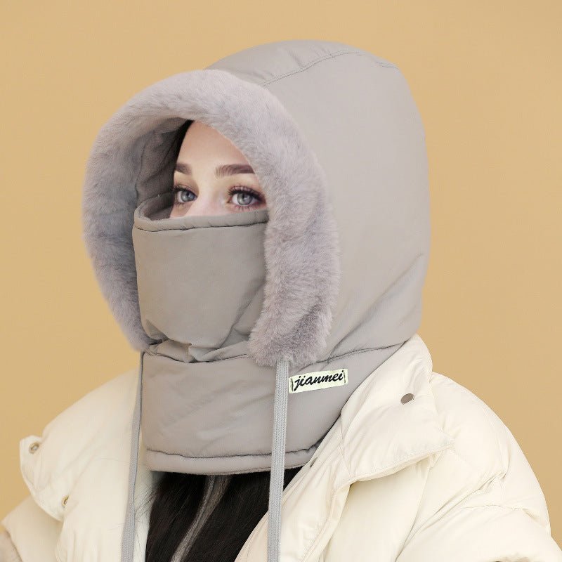 Windproof Winter Hat with Scarf and Mask for Women - Journey Must Haves