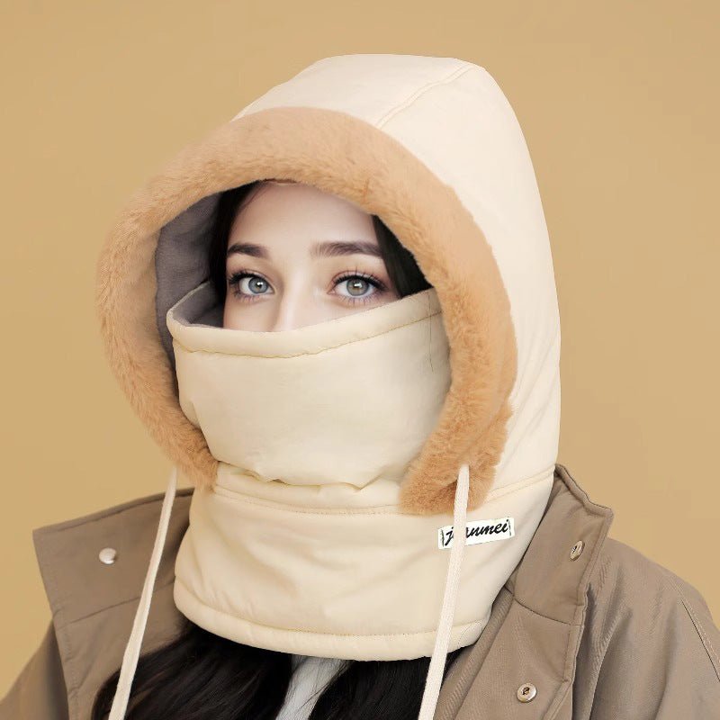 Windproof Winter Hat with Scarf and Mask for Women - Journey Must Haves