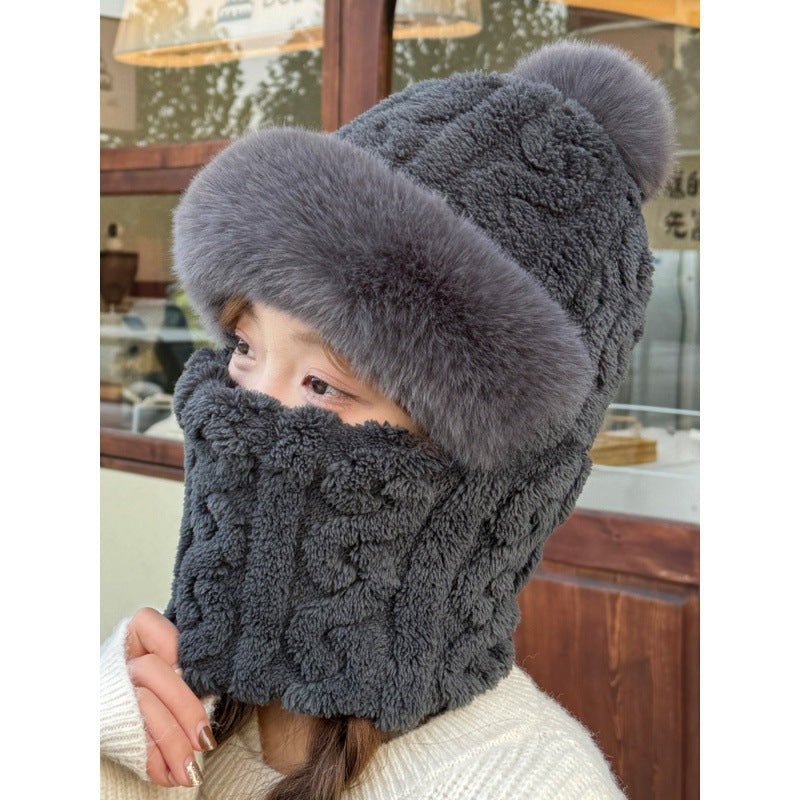Windproof Winter Hat with Scarf and Mask for Women - Journey Must Haves