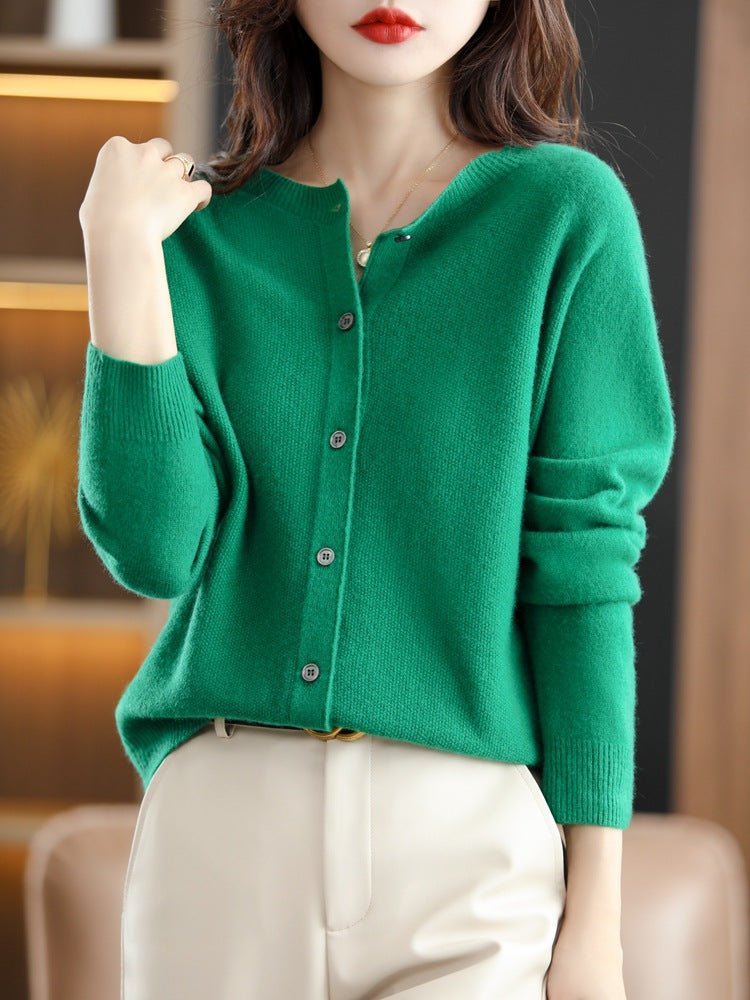 Womens Wool Knit Cardigan - Journey Must Haves