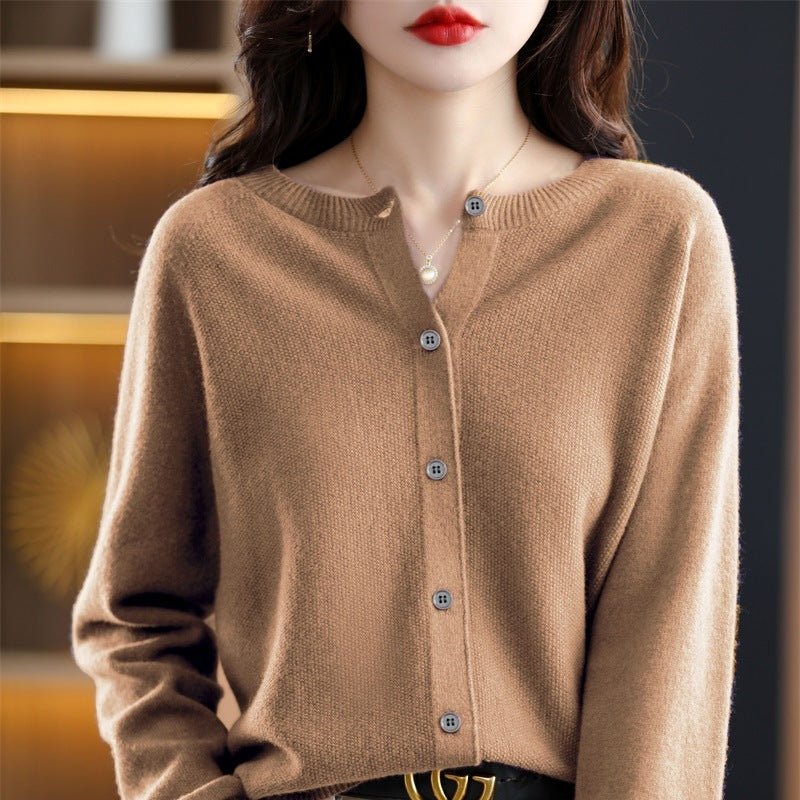 Womens Wool Knit Cardigan - Journey Must Haves